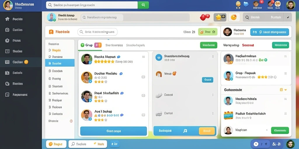 Fitur sosial yang memungkinkan interaksi antar pemain.