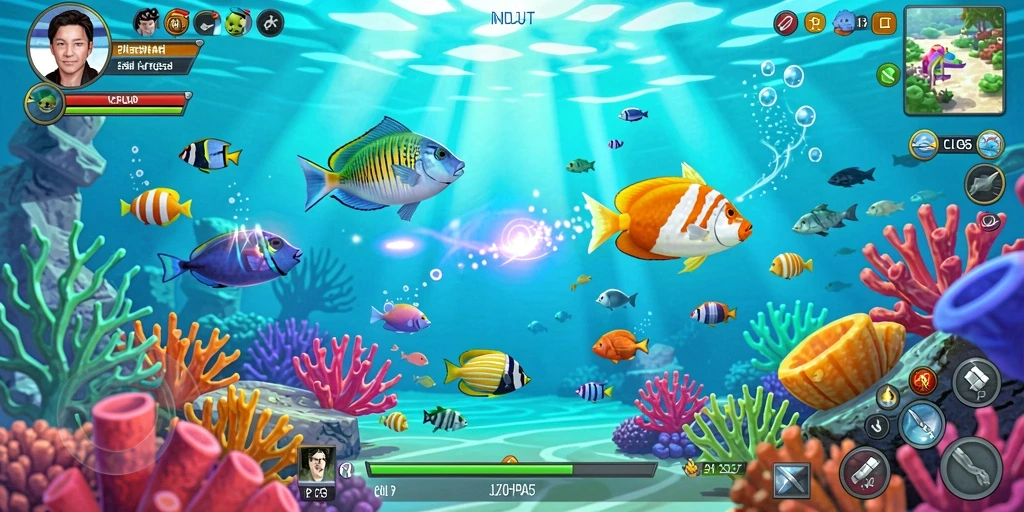 Tangkapan layar memperlihatkan fitur multiplayer dengan teman.