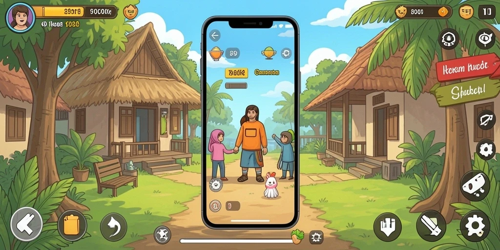 Interaksi sosial yang seru dengan pemain lain.